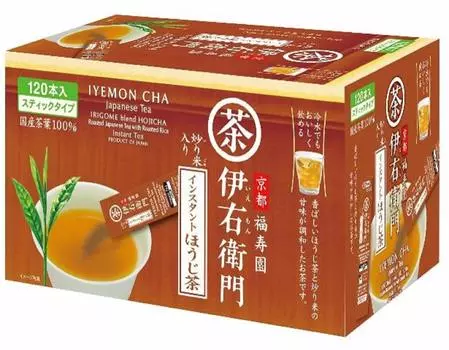 Uji Dew Iyemon Instant Hojicha Палочки 120 шт. Порошок