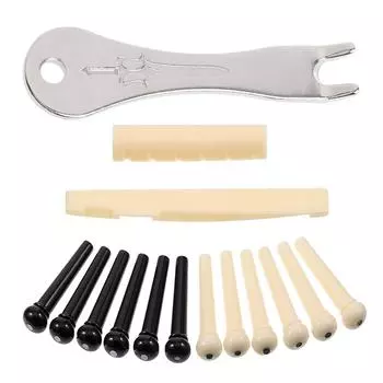 UK 15x акустическая гитара бридж штифты съемник экстрактор с гитарным седлом N