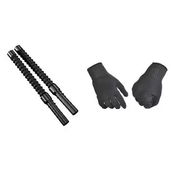 UK 2Pcs Fitness Grip Bar Нескользящий бицепс трицепс усилитель эргономичный для работы