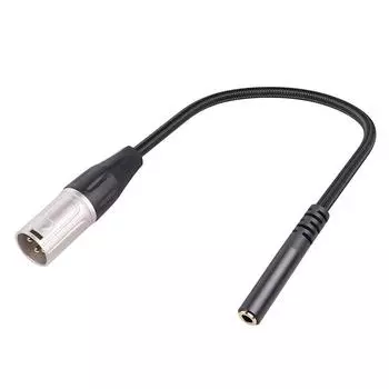 uk* 3.5mm Female To XLR Male Converter Female To 3 Pin XLR Male Cable for Microp