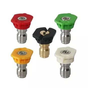 UK 4/5/7 шт. Распылительная насадка для мойки высокого давления, многоступенчатая распылительная насадка для мойки 4Pcs