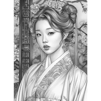 uk* 5D DIY Полный Круглый Дрель Алмазная Картина Девушка Набор Домашний Декор Искусство Ремесло E3716