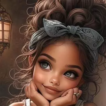 UK 5D DIY Полный Круглый Дрель Алмазная Картина Девочка Набор Домашний Декор Искусство Ремесло 30x30c