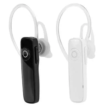 uk* M165 Wireless Bluetooth Headset Bluetooth Earphone Handfree Headphone Earpie чёрный