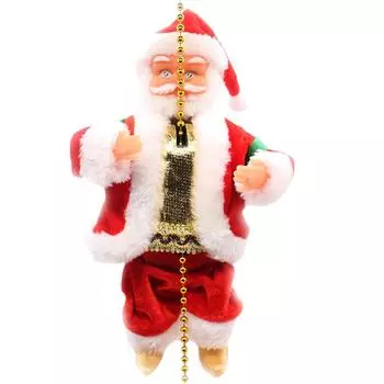 uk* Санта-Клаус Электронные Мини-игрушки Санта-Клауса, поднимающиеся по лестнице, куклы для вечеринки Festi White Ladder