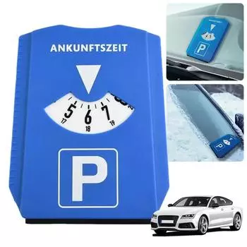 uk Возврат времени Примечание Скребок для льда Таймер Часы Автомобиль Лобовое стекло Лопата для снега Удаляет снег