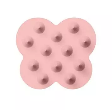 Uka Scalp Brush Kenzan Medium Yokohama Pink розовый