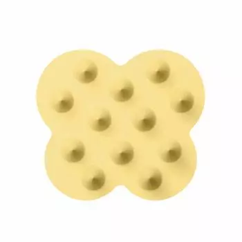 Uka Uka Silicone Scalp Blush Kenzan Medium Ukast Agenti Shibuya Yellow (uka) (scalp brush)