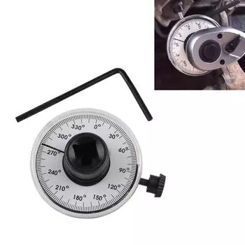 Указатель угла крутящего момента 12,55 мм 1/2 привод калиброванный в градусах универсальный крутящий момент обычный 360 градусов динамометрический ключ ручной инструмент 12.55mm