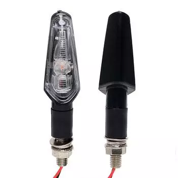 Указатели поворота мотоцикла, универсальные янтарные индикаторные лампы, 2 шт./компл., аксессуары для мотоциклов Amber