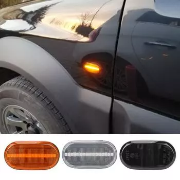 Указатели поворота Указатель поворота светодиодный Автомобильный динамический боковой габаритный фонарь 2 шт.
