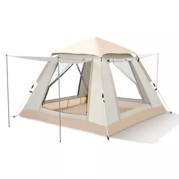 UKGlamping Новинка для 4-6 человек, простая и быстрая конструкция, УФ-отверстие для кемпинга, семейного парка на открытом воздухе, цветущая вишня, палатка для отдыха на открытом воздухе [модель 2023 г.]