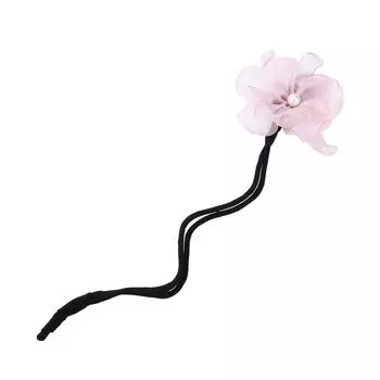 Укладка Волшебный пучок для волос DIY Twist Tool Женщины Жемчужный Цветок Волосы Плетеный ободок для волос Головной убор Повязка на голову зелёный