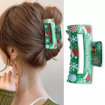 Укладка волос, рождественские заколки для волос, нескользящие зажимы для волос, заколки для волос для женщин/девочек 8