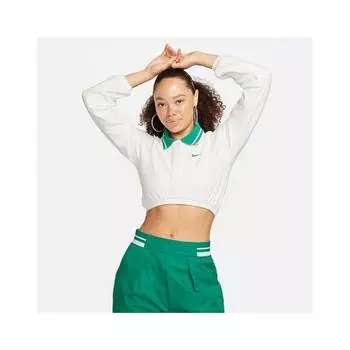 Укороченная футболка-поло Nike Nsw белая SS