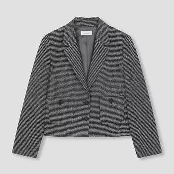 Укороченная куртка She S miss houndStooth Swwjkn31030 Dg dark gray/55
