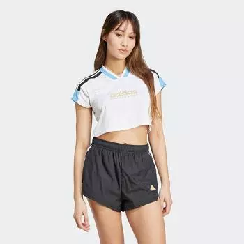 Укороченная майка Adidas T Ro Cut 3s W White Iz2083 AXS
