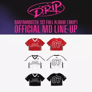 Укороченная майка BABYMONSTER DRIP Red
