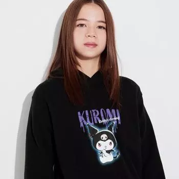 Укороченная парка с длинными рукавами UNIQLO GIRLS Sanrio Sweat C