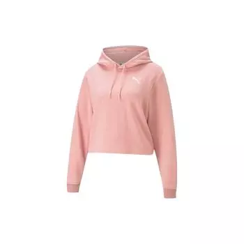 Укороченная толстовка с капюшоном Puma Style Cat для женщин, свадебный розовый 587162-14 L