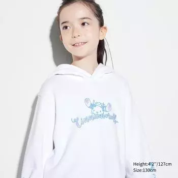 УКОРОЧЕННАЯ ПАРКА UNIQLO GIRLS SANRIO SWEAT (ДЛИННЫЙ РУКАВ) К