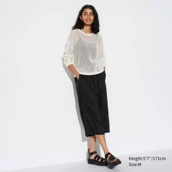 УКОРОЧЕННЫЕ БРЮКИ UNIQLO RAYON RELACO (ОБЫЧНАЯ)