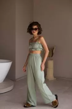 Укороченный комплект из муслина Harvey Cagla