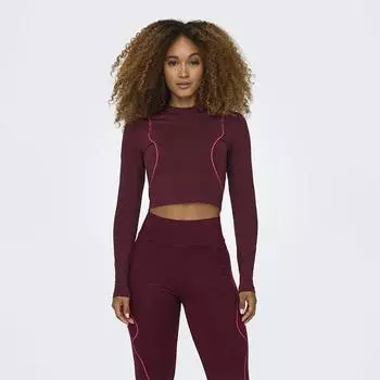 Укороченный топ ml Windsor Wine 15306383 t xs-xl Woman ONLY PLAY XS красный