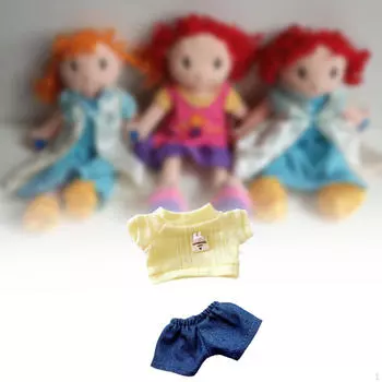 Украсьте костюм вашей девочки футболками и штанами с наполнителем. Сделай свою куклу для гибкости