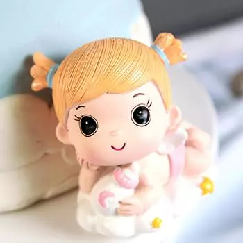 Украсьте мини-торт, украшение для ребенка, подарок для пары, украшение для девочки из смолы