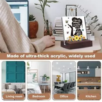 Украсьте трогательный уникальный четкий принт, подарок коллеге, вдохновляющие цитаты, подарок, вдохновляющий знак цитаты I