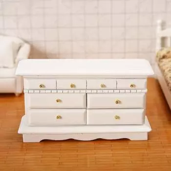 Украсьте удобный шкаф для кукольного дома в европейском стиле с ощущением руки