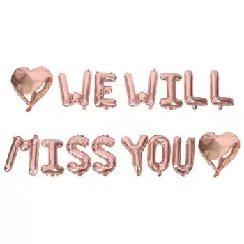 Украсьте вечеринку, украшение, воздушные шары, выпускной алфавит, алюминиевая фольга, прощальный баннер, реквизит M золотистый