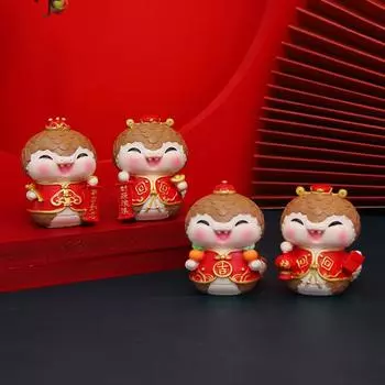 Украшение 2025 года Змея для 2025 года Игрушка-змея Настольные аксессуары Офисный настольный орнамент Игрушка-змея для декора детской комнаты 5*5.5*6.5cm