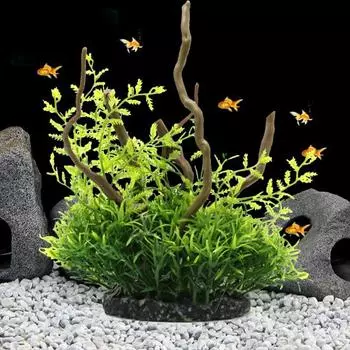 Украшение аквариума, имитация корня дерева, декоративный пластиковый аквариум, ландшафтный дизайн, искусственные водные растения, аквариум