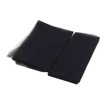 Украшение, антимоскитная сетка, москитная сетка, оконная кухонная летняя занавеска, нейлоновая 150*130cm чёрный