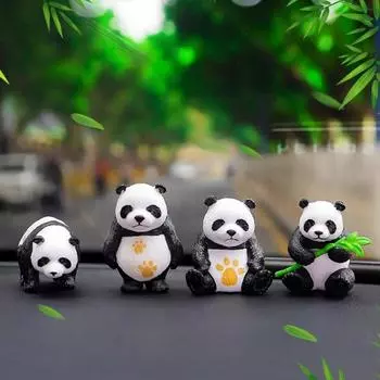 Украшение автомобиля Автомобильные аксессуары Panda Doll HJCZBJ02, корейские аксессуары для автомобилей