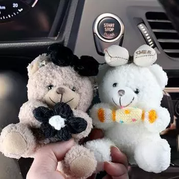 Украшение автомобиля Медведь Украшение Ручка переключения передач дворников Декоративная кукла Рычаг переключения передач дворников Украшение для автолюбителей D