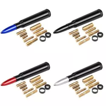 Украшение автомобиля Радио Антенна из углеродного волокна Декоративная антенна Антенна на крыше Декоративная автомобильная антенна на крыше красный