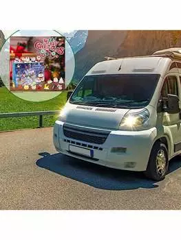 Украшение автомобиля, украшение на колесах, рождественский сюрприз, глухая коробка, рождественские игрушки, 24 сетки, случайная скрытая глухая коробка, подарки