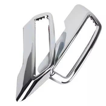 Украшение автомобиля, задняя крышка глушителя, задняя крышка выхлопной трубы, ABS, 1 пара для Peugeot 3008 5008 2017-2020