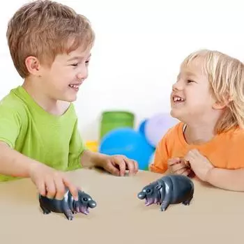 Украшение бегемота, игрушка бегемота, статуэтка бегемота, статуэтка бегемота из смолы, маленькая настольная статуэтка, переносная скульптура бегемота для книжной полки в спальне 1pc