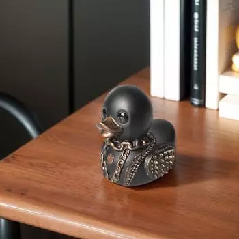 Украшение «Дьявол Утка» Новинка Рок Утка Фигурка Злые Элементы Готическая Утка Скульптура Утка Коллекционные Игрушки для Спальни Гостиной