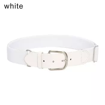 Украшение Детский Регулируемый Эластичный Поясной Ремень Бейсбольный Ремень Пояс Поясной Ремень белый