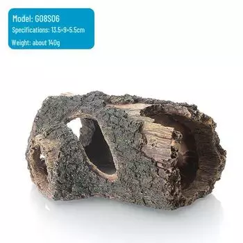 Украшение для аквариума: Изделия из смолы с деревянной бочкой и древесными отходами