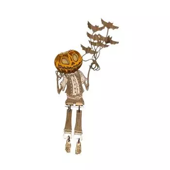 Украшение для атмосферы Хэллоуин-вечеринки, Джентльмен, Деревянное настольное украшение, Подарок One Size