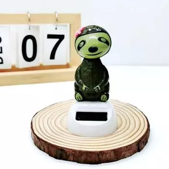 Украшение для автомобиля, украшение на солнечной энергии, очаровательный внешний вид, украшение для салона автомобиля в форме животного, подвесной кулон D