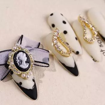 Украшение для дизайна ногтей, 3D стерео самоклеющееся долговечное украшение для дизайна ногтей с бантом для женщин, повседневная жизнь #12