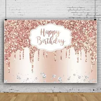 Украшение для дня рождения, украшение для выпускного вечера, блестящая печать для фотостудии A