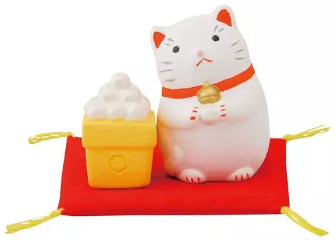 Украшение для кошки Акимине Four Seasons Lucky Cat Moon Viewer 12-269